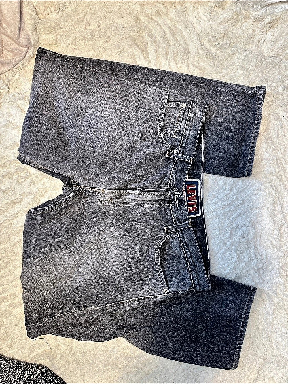 Levi's 514 Slim Straight Jeans Men's Gray Jeans Waist 32